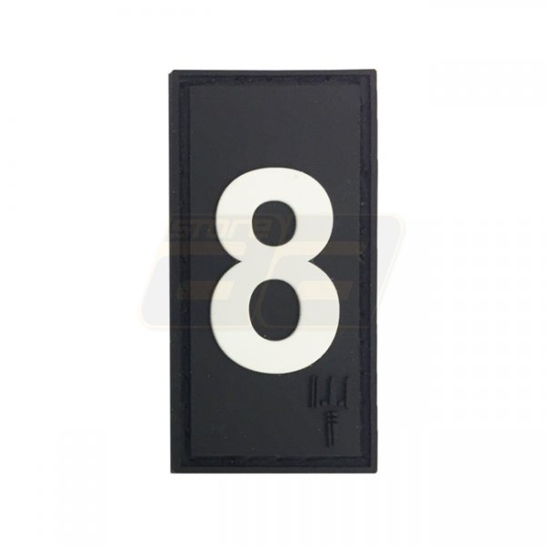 Pitchfork Number 8 Patch - Black