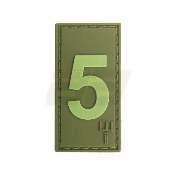 Pitchfork Number 5 Patch - Olive