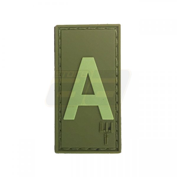 Pitchfork Letter A Patch - Olive