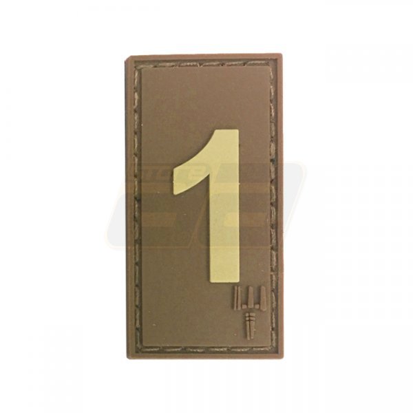 Pitchfork Number 1 Patch - Tan