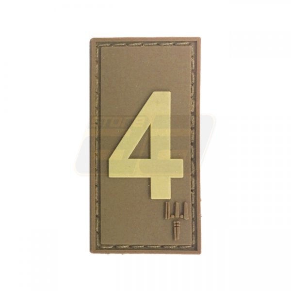 Pitchfork Number 4 Patch - Tan