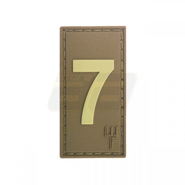 Pitchfork Number 7 Patch - Tan