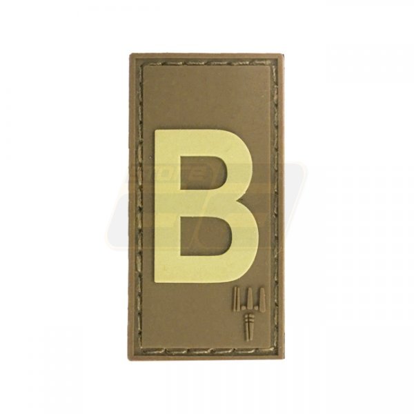 Pitchfork Letter B Patch - Tan