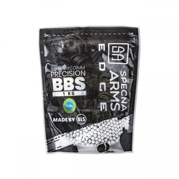 Specna Arms 0.32g EDGE Precision Bio BB 1kg - White