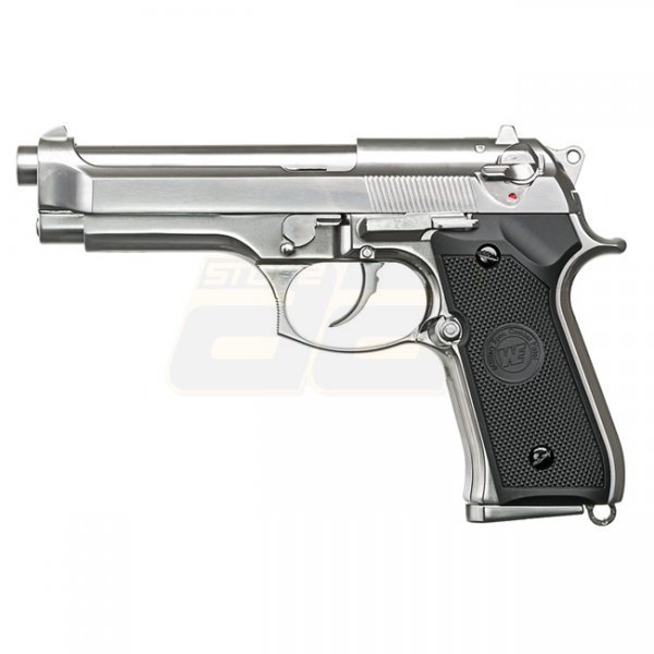 WE M92F Gas Blow Back Pistol - Silver