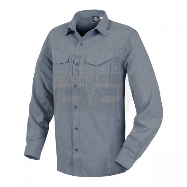 Helikon-Tex Defender Mk2 Gentleman Shirt - Melange Blue - 3XL