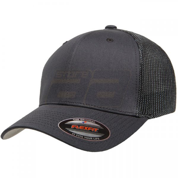 Flexfit Mesh Trucker Cap - Dark Grey - L/XL