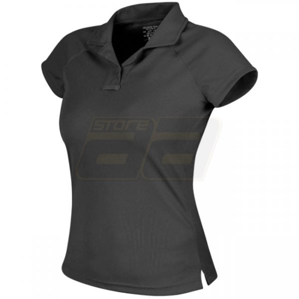 Helikon-Tex Women's UTL Polo Shirt TopCool Lite - Black - XS