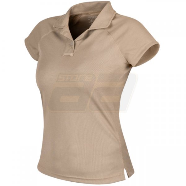 Helikon-Tex Women's UTL Polo Shirt TopCool Lite - Khaki - XS