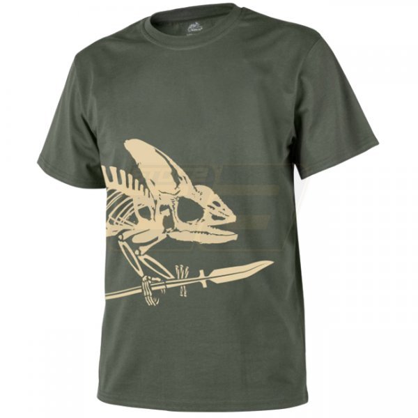 Helikon-Tex T-Shirt Full Body Skeleton - Olive Green - S