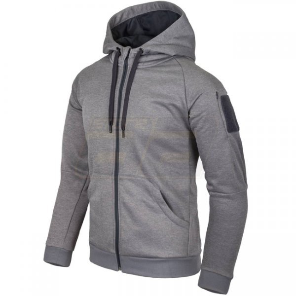 Helikon-Tex Urban Tactical Hoodie FullZip - Melange Grey - S