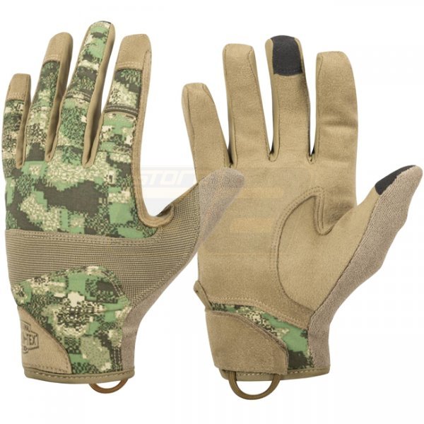 Helikon-Tex Range Tactical Gloves - PenCott WildWood / Coyote A - 2XL