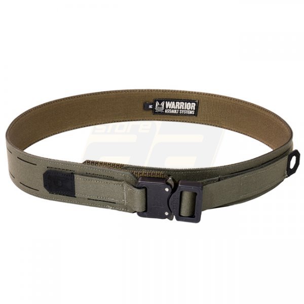 Warrior Laser Cut Fight Light Belt - Ranger Green M