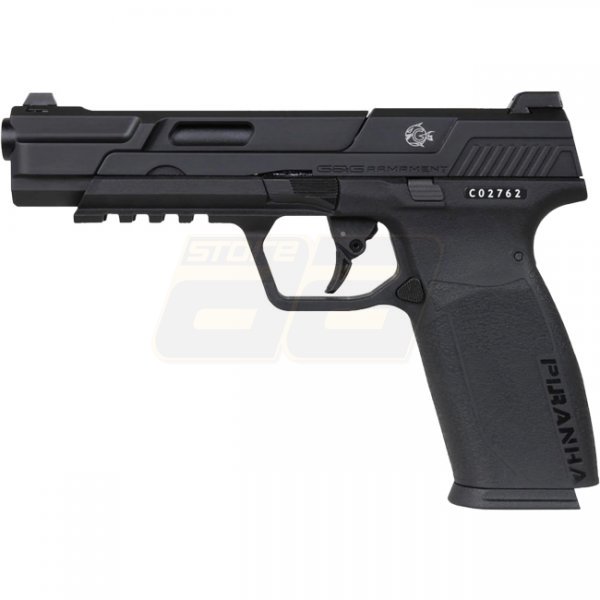 G&G Piranha Mk I Gas Blow Back Pistol - Black