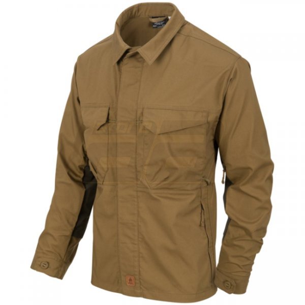 Helikon-Tex Woodsman Shirt - Coyote / Taiga Green A - XL