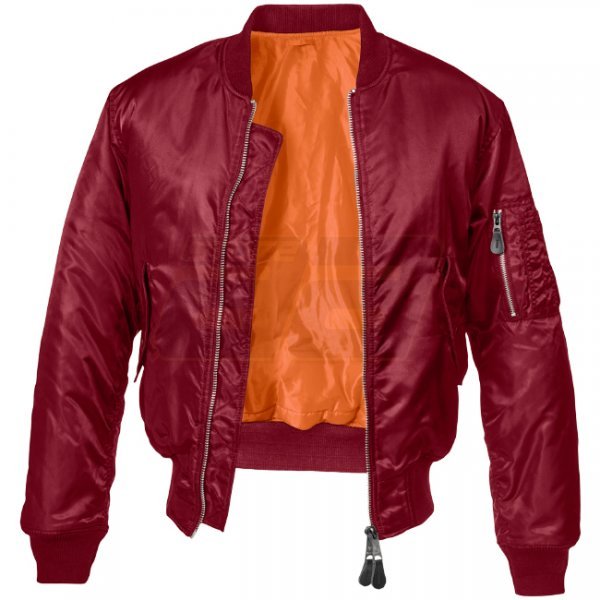 Brandit MA1 Jacket - Burgundy - M