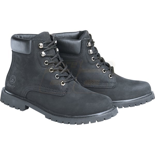 Brandit Kenyon Leatherboots - Black - 44