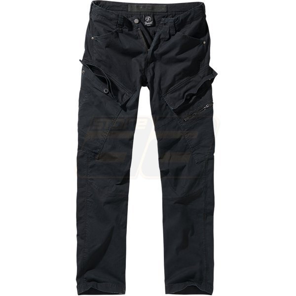 Brandit Adven Trouser Slim Fit - Black - S