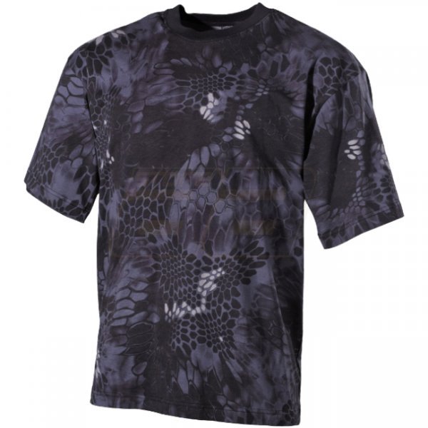 MFH US T-Shirt - Snake Black - M