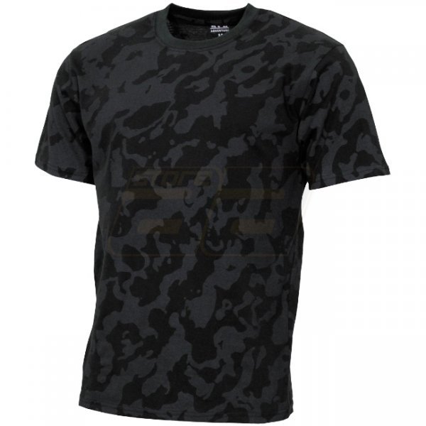 MFH Streetstyle T-Shirt - Night Camo - M