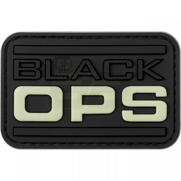 JTG Black OPS Rubber Patch - Glow in the Dark