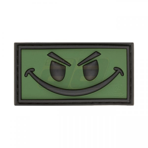 JTG Evil Smile Rubber Patch - Forest