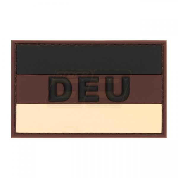 JTG German Flag Rubber Patch - Desert