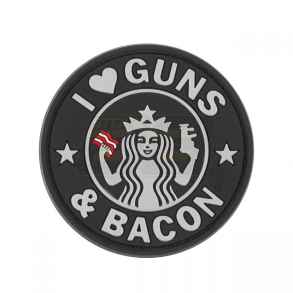 JTG Guns and Bacon Rubber Patch - Swat