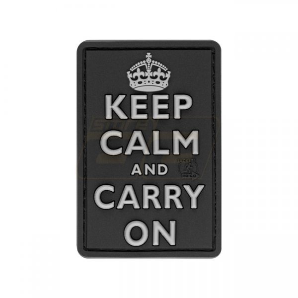 JTG Keep Calm Rubber Patch - Swat