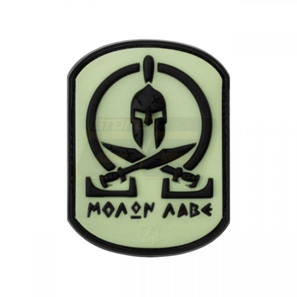 JTG Molon Labe Rubber Patch - Glow Back