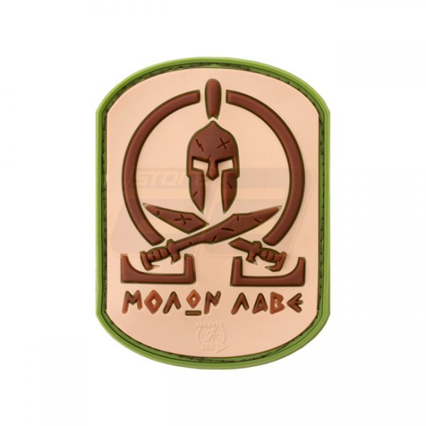 JTG Molon Labe Rubber Patch - Multicam