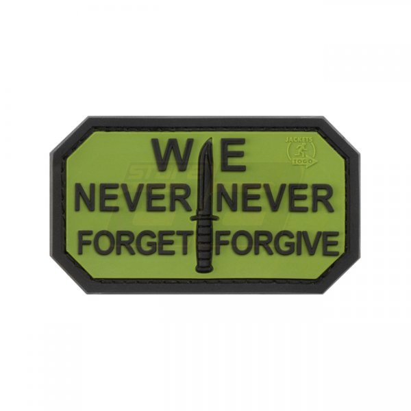 JTG Never Forget Rubber Patch - Forest