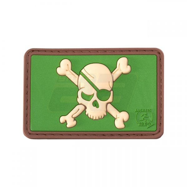 JTG Pirate Skull Rubber Patch - Multicam