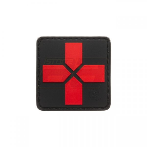 JTG Red Cross Rubber Patch 40mm - Blackmedic