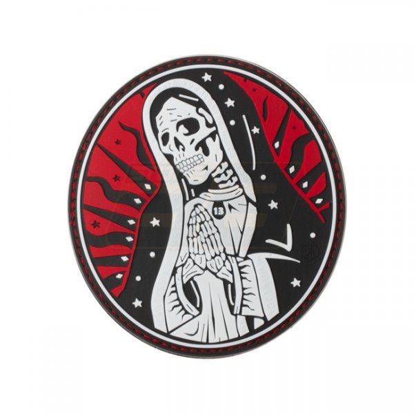 JTG Santa Muerte Rubber Patch - Red Sky