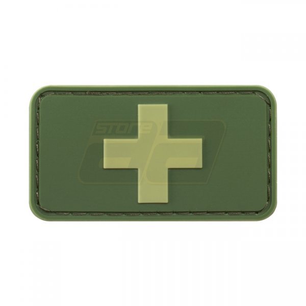 JTG Swiss Flag Rubber Patch - Forest