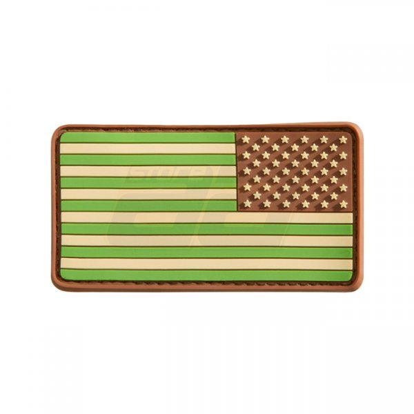 JTG US Flag Rubber Patch Reversed - Multicam