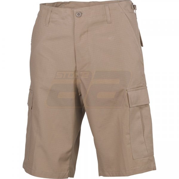 MFH US Bermuda Shorts Ripstop - Khaki - M