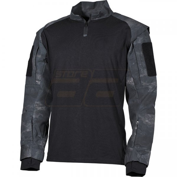 MFHHighDefence US Tactical Shirt Long Sleeve - HDT Camo LE - L