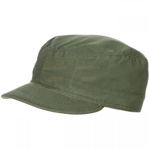 MFH US BDU Field Cap Ripstop - Olive Stonewashed - L