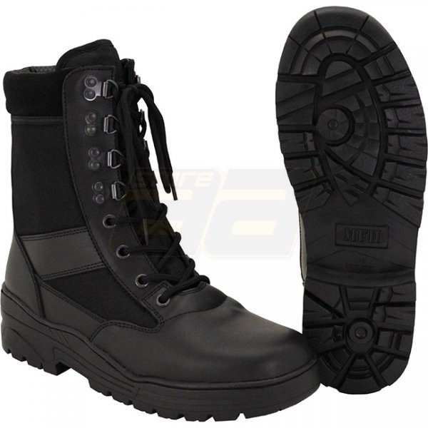 MFH Security Boots 8-Hole - Black - 46