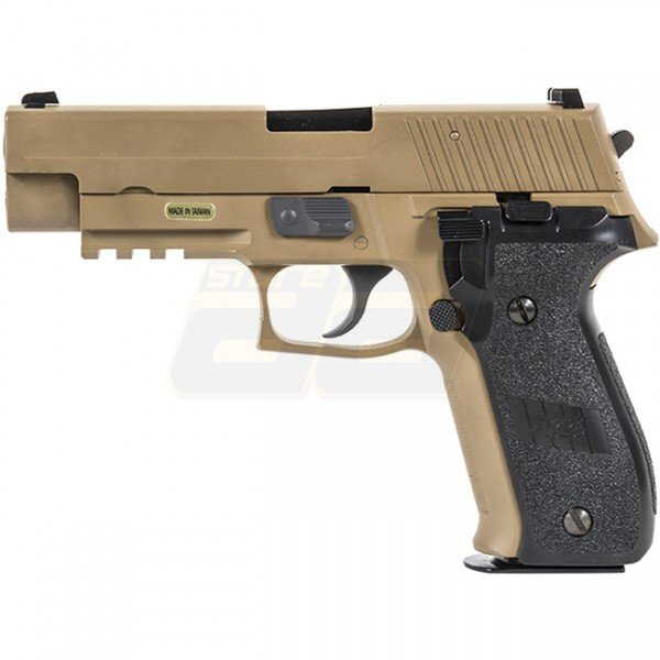 WE P226 MK25 Railed GBB - Tan