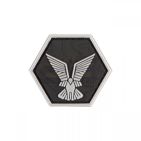 JTG Hex Scouts Rubber Patch - Black