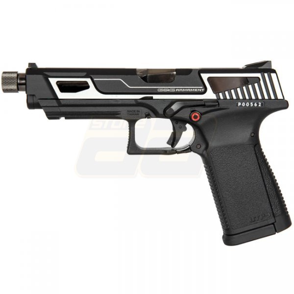 G&G GTP9 MS Gas Blow Back Pistol - Silver