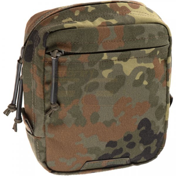 Clawgear Medium Vertical Utility Pouch Zipped Core - Flecktarn