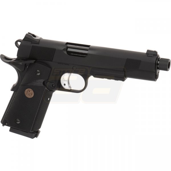 KJ Works M1911 MEU TBC Gas Blow Back Pistol - Black