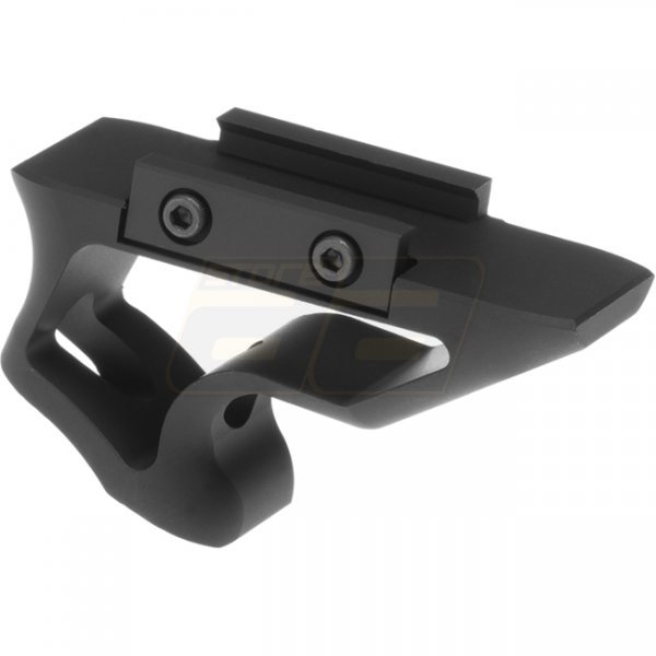 METAL CNC Picatinny Short Angled Grip - Black