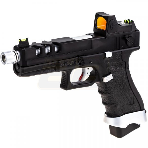 Vorsk EU18 Vented & BDS Gas Blow Back Pistol - Black