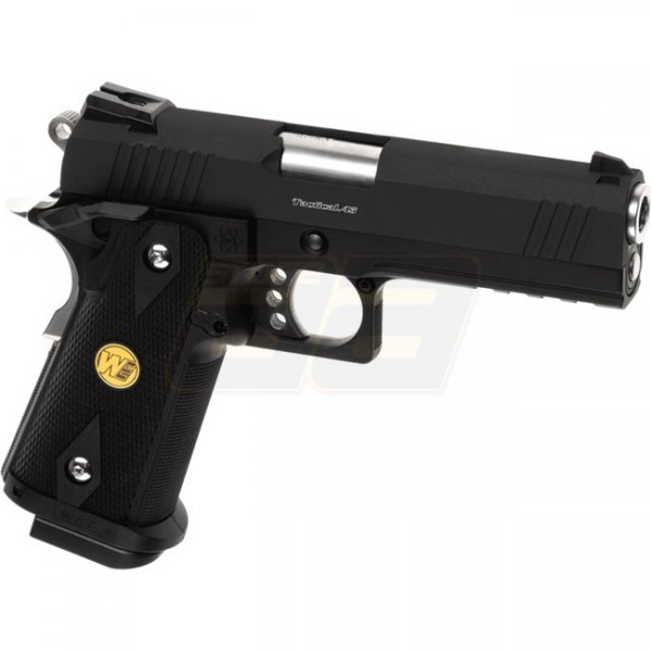 WE Hi-Capa 4.3 OPS Gas Blow Back Pistol - Black