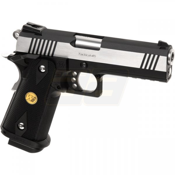 WE Hi-Capa 4.3 OPS Gas Blow Back Pistol - Silver